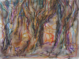 Oil painting on Arches paper