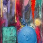 Hearts of Resilience-Mixed Media on Canvas 60x100-2024