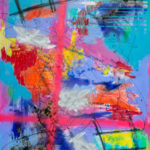 Series Expansion 10 - Mixed Media on Aluminium Framed Canvas - 150x100cms