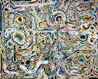 structure crylic on canvas