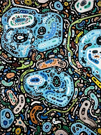 Emergence crylic on canvas